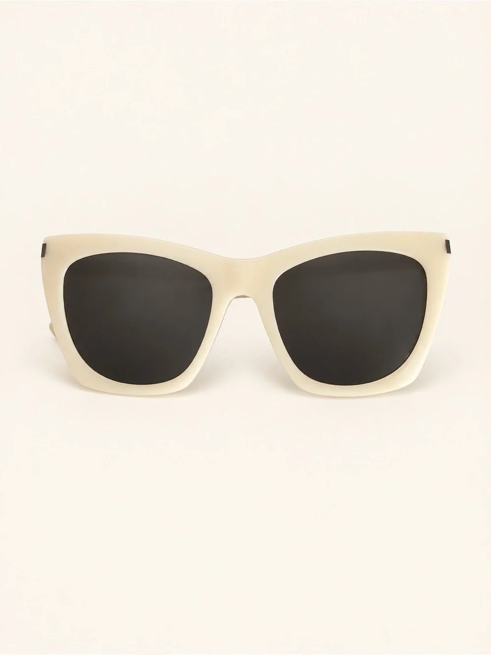 Saint Laurent SL 276 MICA Ivory Cat-Eye Sunglasses Complete Set